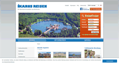 Desktop Screenshot of ikarus-reisen.de